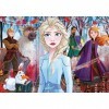 Clementoni Supercolor Disney La Reine des Neiges 2-2x20 enfant-boîte de 2 puzzles 20 pièces -fabriqué en Italie, 3 ans et p