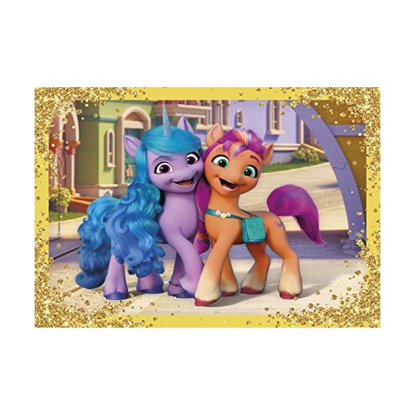 Clementoni Supercolor 4 in 1-My Little Pony Progressifs 12, 16, 20, 24 Pièces , Enfants 3 Ans, Puzzle Dessin Animé-Fabriqué 