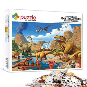 Puzzle 1000 Pieces Dinosaure Puzzle Puzzle Friends Jeu de Cerveau Puzzle en lentraînement cérébral des Enfants et des Adoles
