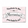 Un Voeu à Chaque Noeud Puzzle marraine | Demande marraine | Veux-tu être ma marraine ? | Annonce naissance