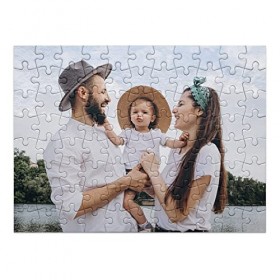 PICANOVA – Puzzle Personnalisé – 88 Pièces 27x20 cm – Puzzle avec Votre Photo – Personnaliser avec Votre Propre Image & Tex