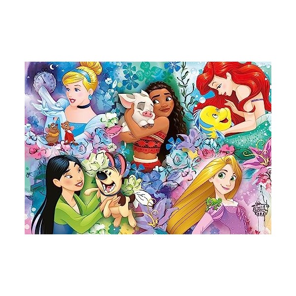 Clementoni- Disney Princess, 26995, Multicolore