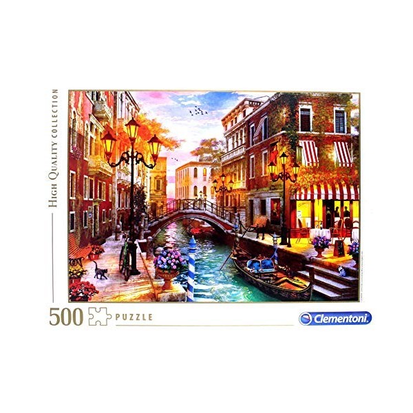 Clementoni-Clementoni-35063-Sunset Over Venice-500 pièces, 35063, Multicolore