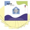 ENYACOS Feuilles dAutocollants Jigsaw Puzzle, Puzzle Savor, Colle pour Puzzle, 16 Pièces de Stickers Adhésifs, Feuilles adhé