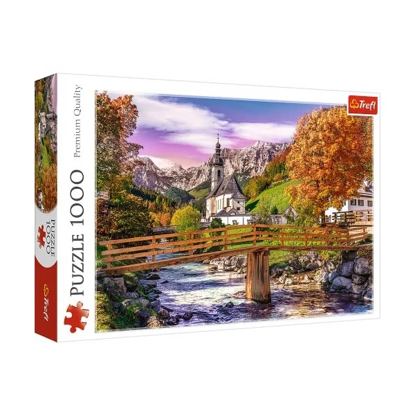 Trefl- Bavière dautomne 1000 Pièces Paysage de Montagne Pic Belle Vue DIY Divertissement Créatif Cadeau Amusement Puzzles Cl