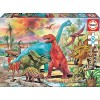 Educa - Puzzles Junior. Dinosaures. Puzzle Enfant 100 pièces. +6 Ans. Ref. 13179