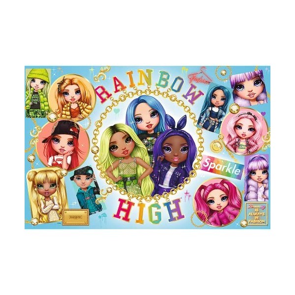 Trefl Puzzles 160 XL Super Shape-Formes Folles-Grandes Pièces, Personnages De Contes De Fées À Colorier À Partir De 6 Ans, 50