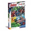 Clementoni- Supercolor Puzzle-The Avengers-2 x 60 piéces- 21605