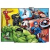 Clementoni- Supercolor Puzzle-The Avengers-2 x 60 piéces- 21605