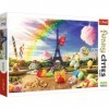 Trefl, Puzzle, Süßes Paris, 1000 Teile, Funny Cities, Premium Quality, für Erwachsene und Kinder AB 12 Jahren