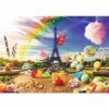 Trefl, Puzzle, Süßes Paris, 1000 Teile, Funny Cities, Premium Quality, für Erwachsene und Kinder AB 12 Jahren