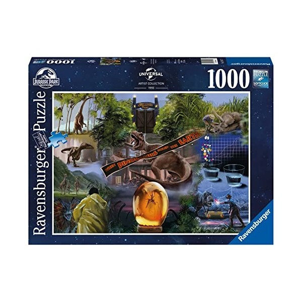 Ravensburger - Puzzle Adulte - Puzzle 1000 p - Jurassic Park - 17147