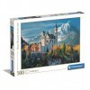 Clementoni - Château Neuschwanstein - Puzzle de 500 Pièces - Jeu de Patience et de Réflexion - Format Paysage - Image Net - 4