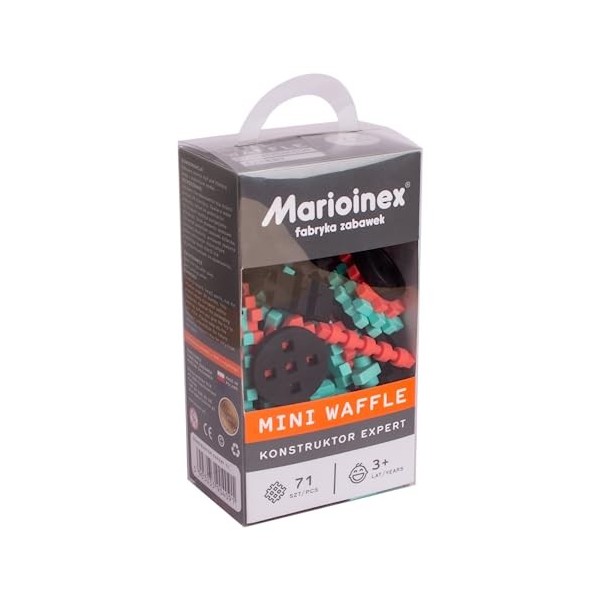 Marioinex 904091 Lot de 71 tampons Mini Waffle Constructor Expert