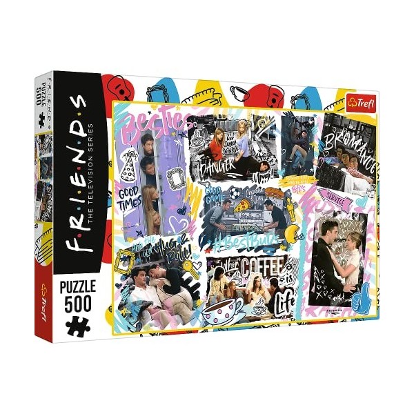 Trefl Puzzles de 500 Pièces, Collage avec Les Personnages de la Série, Do It Yourself, Divertissement Créatif, Amusement, pou