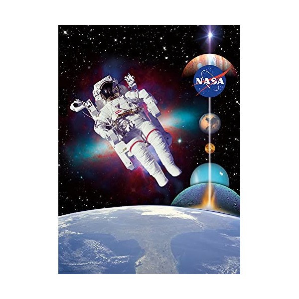 Clementoni Space Collection Adulte 500 pièces, Astronaute, Espace, planète-fabriqué en Italie, Puzzle, 35106, Multicolore
