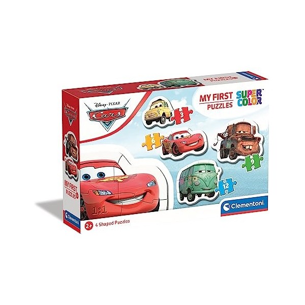 Clementoni - 20804 - Puzzle - My First - Cars - 3-6-9-12 Pièces