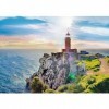 Trefl 1000 Pièces Grèce Vue sur la Colline Falaise Surface de leau DIY Divertissement Créatif Cadeau Puzzle Classique pour A