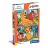 Clementoni Supercolor Puzzle-Lion King-2 x 60 piéces-Disney, 21604, Multicolore, 340 gr