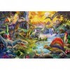 Schmidt Spiele- Dinosaure, Puzzle pour Enfants de 60 pièces, 56372, Coloré