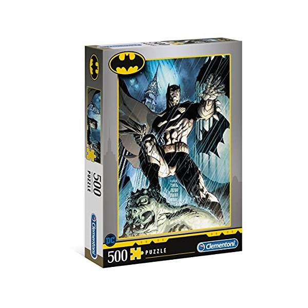 Clementoni- Batman Fabriqué en Italie-Puzzle Adulte 500 pièces, 35088, Cranberry