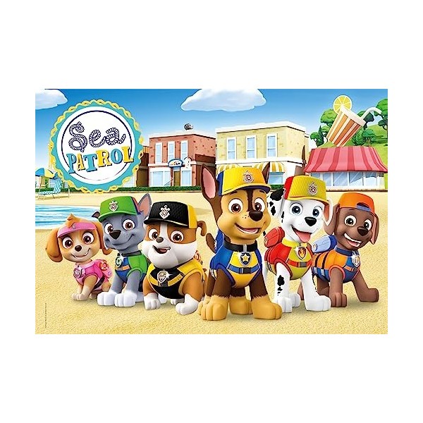 Clementoni Paw Patrol PatPatrouille-2x20 Enfant-boîte de 2 Puzzles 20 pièces -fabriqué en Italie, 3 Ans et Plus, 24779, No