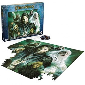 Lord of the Rings Heroes of Middle Earth 1000 Piece Jigsaw Puzzle Game