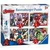 Ravensburger Marvel Avengers 4 in Box 12, 16, 20, 24 Pieces Jigsaw Puzzles for Kids Age 3 Years Up