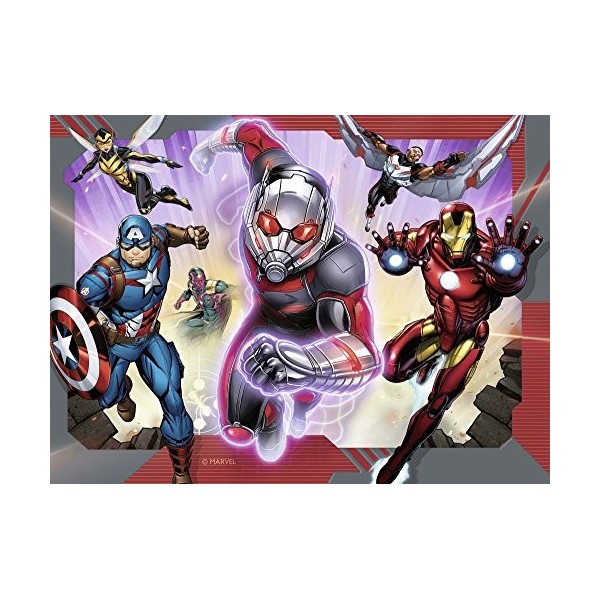 Ravensburger Marvel Avengers 4 in Box 12, 16, 20, 24 Pieces Jigsaw Puzzles for Kids Age 3 Years Up