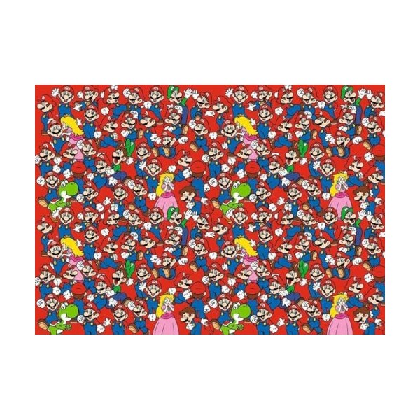 Ravensburger - Puzzle Adulte - Puzzle 1000 p - Super Mario Challenge Puzzle - 16525