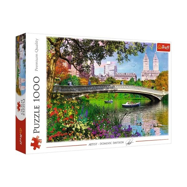 Trefl Vue Manhattan Parc Vert DIY Divertissement Créatif Cadeau Amusement Puzzles Classiques, TR10467, Central Park New York,