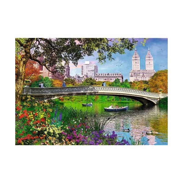 Trefl Vue Manhattan Parc Vert DIY Divertissement Créatif Cadeau Amusement Puzzles Classiques, TR10467, Central Park New York,