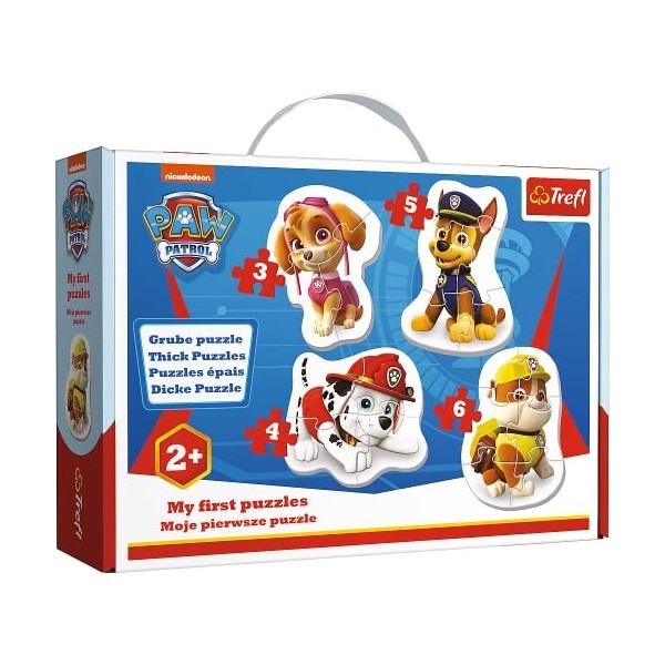 Trefl 916 36087 EA Baby Puzzle Paw Patrol, Coloured