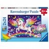 Ravensburger- Licorne et Pégase Unicorn Enfant, 05677, Each Puzzle is 10 x 7 inches