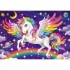 Ravensburger- Licorne et Pégase Unicorn Enfant, 05677, Each Puzzle is 10 x 7 inches