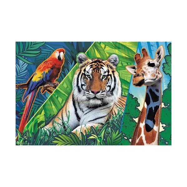 Trefl-300 Pièces Puzzle, 23007, Animaux étonnants