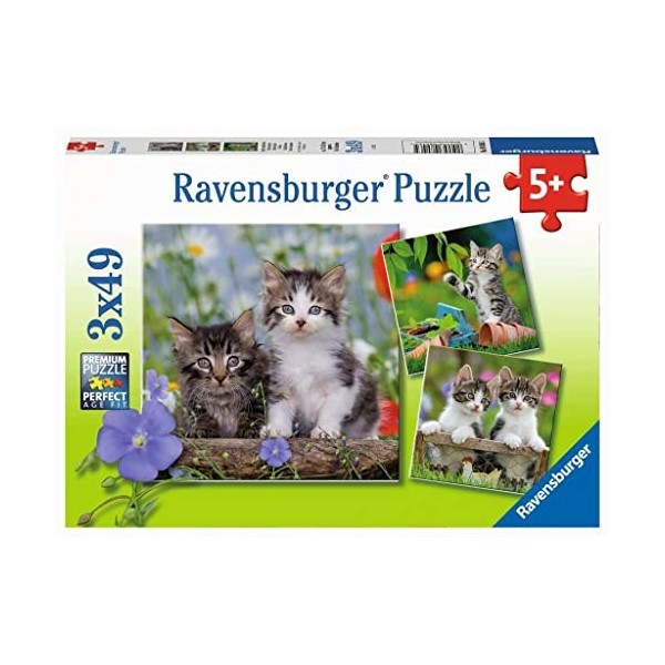 Ravensburger - Puzzle Enfant - 3 Puzzles 49 pièces - Les amis Disney - Fille ou garçon dès 5 ans - Puzzle de qualité supérieu