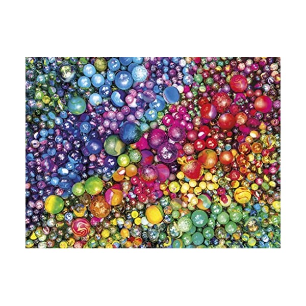 Clementoni Canicas 1000pzs Does Not Apply Colorboom Collection Marbles 1000 pièces, Gradient, Divertissement Adulte, Puzzle c