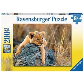 Ravensburger - Puzzle Enfant - Puzzle 200 p XXL - Le petit lionceau - Dès 8 ans - 12946