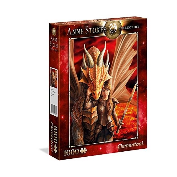 Clementoni - 39464 - Anne Stokes Collection Puzzle - Inner Strenght - 1000 Pièces