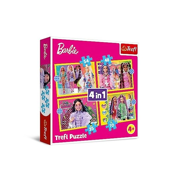 Trefl- Barbie Puzzle, 34626, Multicolour