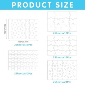 Bekecidi 10 Feuilles de Puzzle par Sublimation, Puzzle Vierge, Puzzle à Peindre, Puzzle Inscriptible pour Créer Vos Propres P