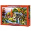 Castorland- Old Sutters Mill, Puzzle 500 pièces, B-52691, Multicolore, 35 x 25 x 5 cm