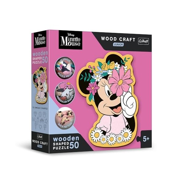 Trefl- Disney Minnie Mouse Puzzle, 20200, Multicolour, Petit