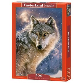 Castorland - B-52431 - Puzzle - Loup Solitaire - 500 Pièces