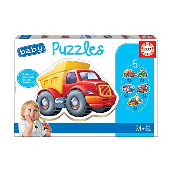 Educa - 14866 - Puzzle - Véhicules