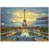 Educa - Tour Eiffel | 500 pièces Puzzle. Mesure : 48 x 34 cm. Comprend Fix Puzzle Tail pour laccrocher Une Fois lassemblage