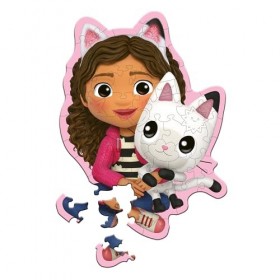 Trefl- Wood Craft Gabby Puzzle, 20202, Multicolour