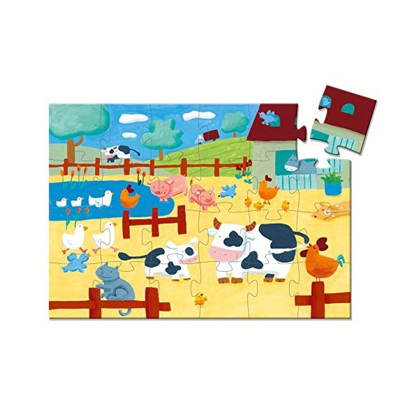 Djeco - DJ07205 - Puzzle - Silhouette Vaches