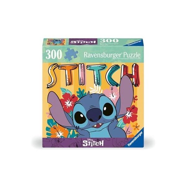 Ravensburger - Puzzle 300 pièces - Stitch - Adultes et enfants dès 8 ans - Puzzle de qualité supérieure - Encastrement parfai